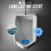Urinal Screen Ocean Mist Blue - Pack of 10